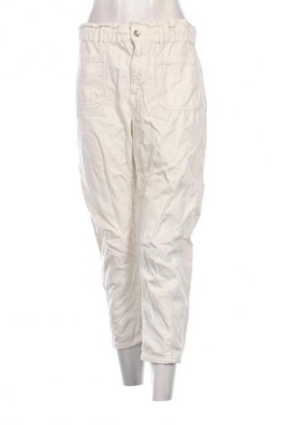 Damskie spodnie Zara, Rozmiar M, Kolor ecru, Cena 72,99 zł