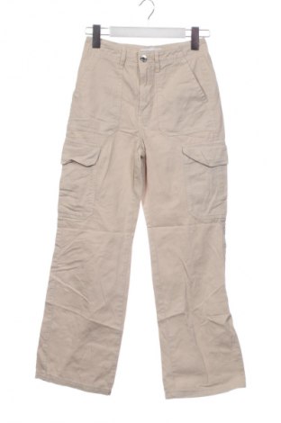 Damskie spodnie Zara, Rozmiar XS, Kolor Beżowy, Cena 39,99 zł