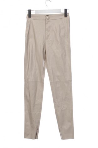 Γυναικείο παντελόνι Zara, Μέγεθος XS, Χρώμα  Μπέζ, Τιμή 13,81 €