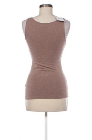 Γυναικείο αμάνικο μπλουζάκι H&M, Μέγεθος XS, Χρώμα Καφέ, Τιμή 9,00 €
