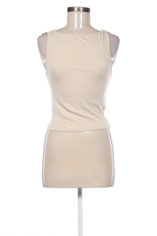Γυναικείο αμάνικο μπλουζάκι Pull&Bear, Μέγεθος M, Χρώμα  Μπέζ, Τιμή 8,68 €