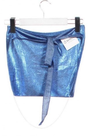 Γυναικείο αμάνικο μπλουζάκι SHEIN, Μέγεθος XS, Χρώμα Μπλέ, Τιμή 5,99 €