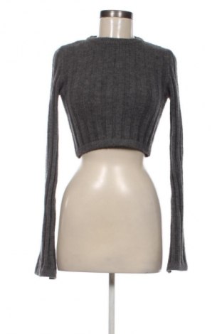 Pulover de femei Bershka, Mărime S, Culoare Gri, Preț 29,99 Lei