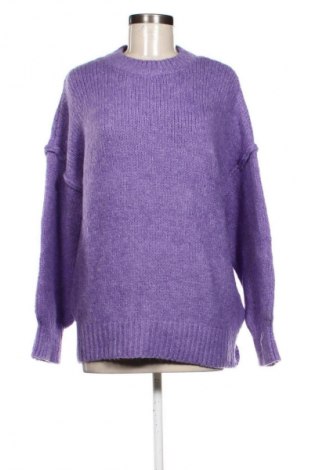 Damski sweter Bershka, Rozmiar XS, Kolor Fioletowy, Cena 40,99 zł