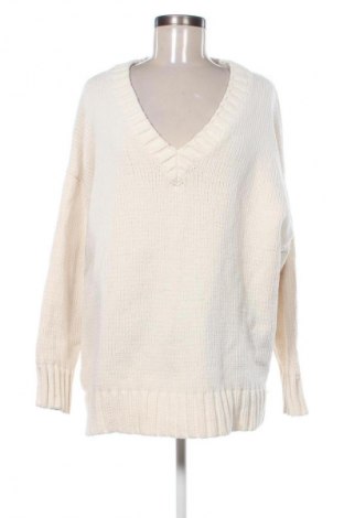 Γυναικείο πουλόβερ Bershka, Μέγεθος M, Χρώμα Εκρού, Τιμή 9,99 €