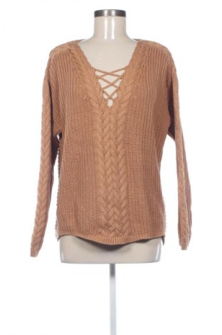 Damski sweter Lascana, Rozmiar M, Kolor Brązowy, Cena 67,99 zł