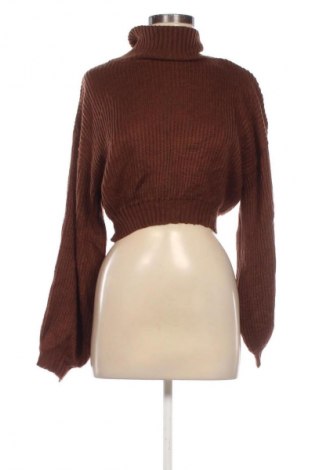 Damski sweter Romwe, Rozmiar M, Kolor Brązowy, Cena 40,99 zł