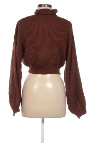 Damski sweter Romwe, Rozmiar M, Kolor Brązowy, Cena 40,99 zł