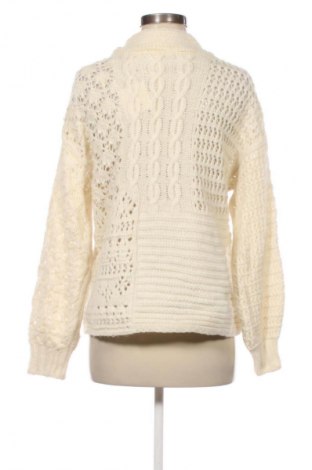 Γυναικείο πουλόβερ United Colors Of Benetton, Μέγεθος M, Χρώμα Εκρού, Τιμή 25,99 €