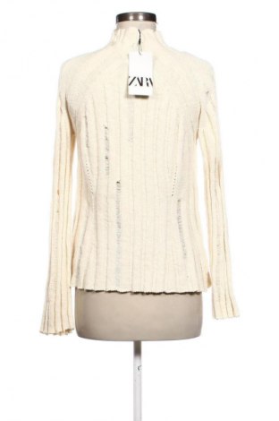 Dámský svetr Zara, Velikost L, Barva Krémová, Cena  689,00 Kč