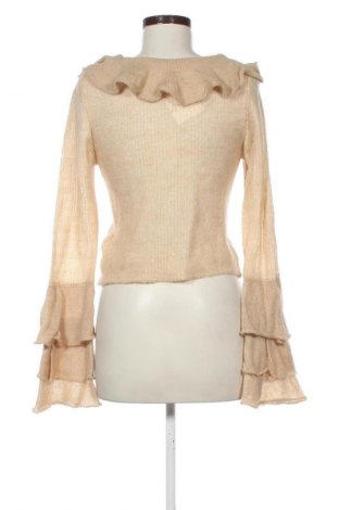 Damski sweter Zara, Rozmiar M, Kolor Beżowy, Cena 75,99 zł