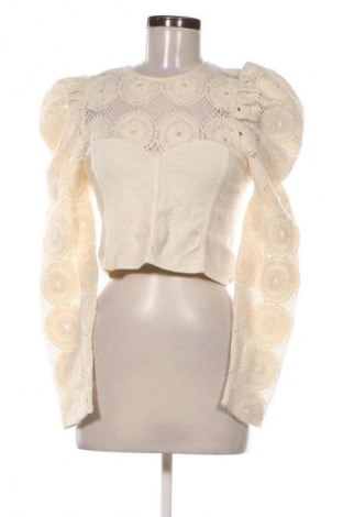 Дамски пуловер Zara, Размер M, Цвят Екрю, Цена 13,80 €