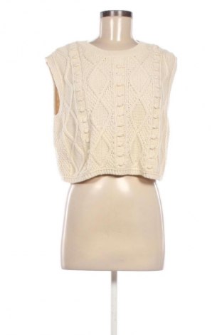 Γυναικείο πουλόβερ Zara, Μέγεθος L, Χρώμα Εκρού, Τιμή 16,99 €