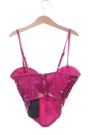 Дамски топ Bershka, Размер S, Цвят Розов, Цена 16,87 €