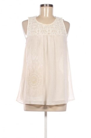 Γυναικείο τοπ Desigual, Μέγεθος L, Χρώμα Εκρού, Τιμή 28,99 €