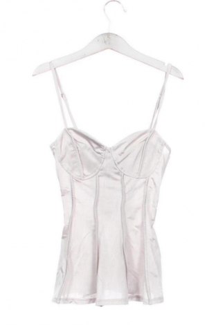 Top de femei H&M Divided, Mărime XS, Culoare Argintiu, Preț 91,99 Lei