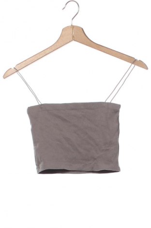 Γυναικείο τοπ Pull&Bear, Μέγεθος M, Χρώμα Γκρί, Τιμή 7,99 €