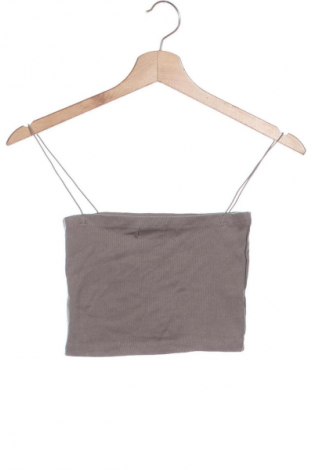 Γυναικείο τοπ Pull&Bear, Μέγεθος M, Χρώμα Γκρί, Τιμή 7,99 €