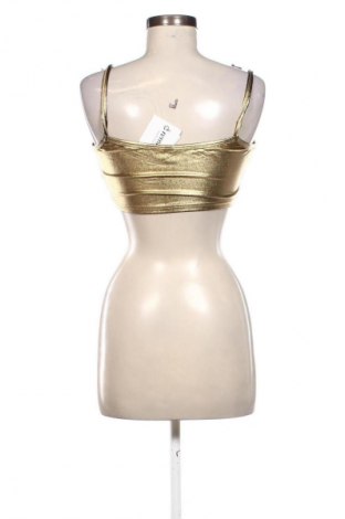 Γυναικείο τοπ SHEIN, Μέγεθος M, Χρώμα Χρυσαφί, Τιμή 9,99 €