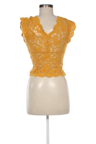 Γυναικείο τοπ Zara, Μέγεθος L, Χρώμα Κίτρινο, Τιμή 9,99 €