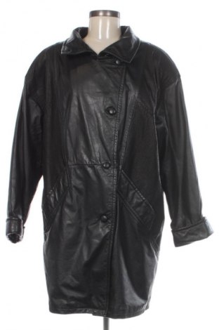 Damski skórzany płaszcz Vision, Rozmiar XXL, Kolor Czarny, Cena 534,99 zł