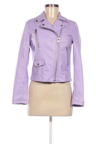 Dámská kožená bunda  ASOS, Velikost S, Barva Fialová, Cena  2 410,00 Kč