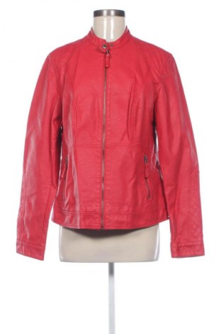 Damska kurtka skórzana Bpc Bonprix Collection, Rozmiar L, Kolor Czerwony, Cena 209,84 zł