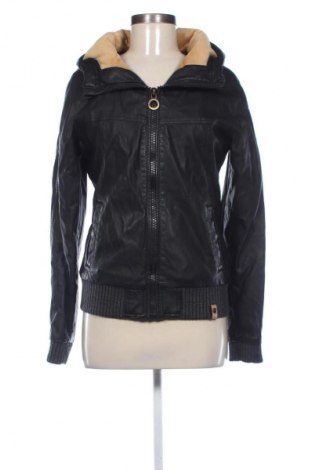 Γυναικείο δερμάτινο μπουφάν Fli Papigu, Μέγεθος M, Χρώμα Μαύρο, Τιμή 29,99 €