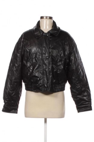 Dámská kožená bunda  H&M Divided, Velikost M, Barva Černá, Cena  379,00 Kč