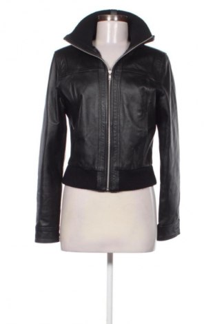 Női bőrdzseki Ichi, Méret M, Szín Fekete, Ár 24 739 Ft