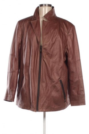 Dámská kožená bunda  MANISA, Velikost XXL, Barva Hnědá, Cena  1 109,00 Kč