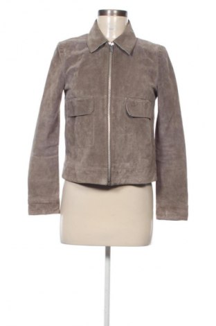 Damska kurtka skórzana Mango, Rozmiar M, Kolor Szary, Cena 225,00 zł