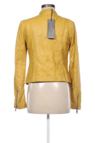 Damska kurtka skórzana Maze, Rozmiar M, Kolor Żółty, Cena 364,99 zł