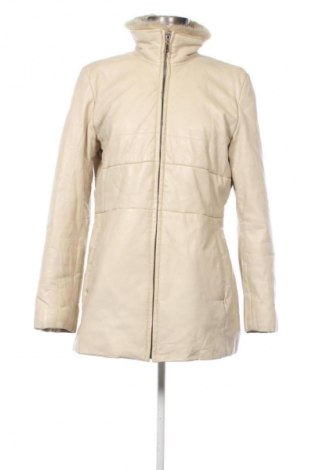 Γυναικείο δερμάτινο μπουφάν Nine West, Μέγεθος M, Χρώμα  Μπέζ, Τιμή 80,06 €