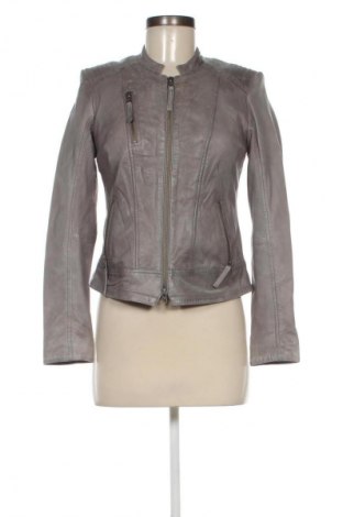 Γυναικείο δερμάτινο μπουφάν Onstage, Μέγεθος S, Χρώμα Γκρί, Τιμή 300,28 €