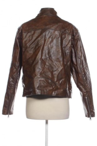 Γυναικείο δερμάτινο μπουφάν Primark, Μέγεθος L, Χρώμα Καφέ, Τιμή 16,99 €
