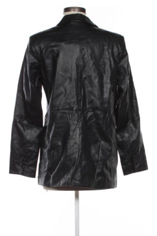 Γυναικείο δερμάτινο μπουφάν Pull&Bear, Μέγεθος M, Χρώμα Μαύρο, Τιμή 56,99 €