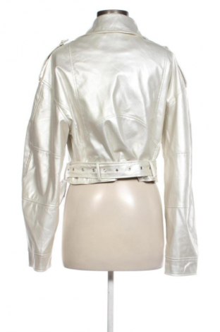 Dámská kožená bunda  SHEIN, Velikost L, Barva Stříbrná, Cena  349,00 Kč