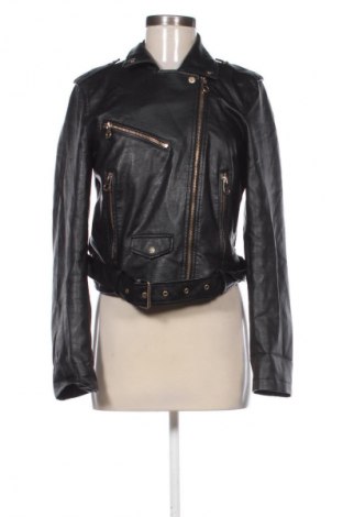 Dámská kožená bunda  Sinsay, Velikost L, Barva Černá, Cena  429,00 Kč