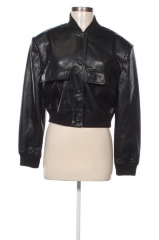 Dámská kožená bunda  Stradivarius, Velikost M, Barva Černá, Cena  1 149,00 Kč