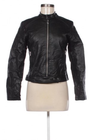 Дамско кожено яке Terranova, Размер XS, Цвят Черен, Цена 9,71 €