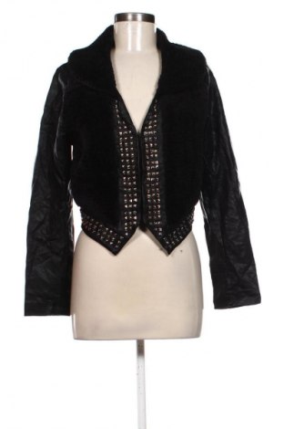 Γυναικείο δερμάτινο μπουφάν Unbranded, Μέγεθος M, Χρώμα Μαύρο, Τιμή 23,99 €