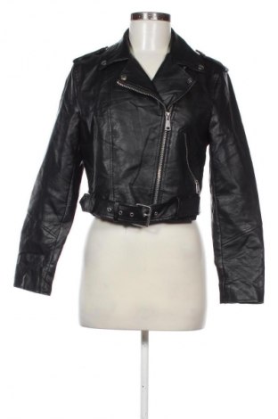 Дамско кожено яке Unbranded, Размер M, Цвят Черен, Цена 13,29 €