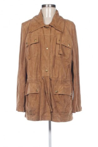 Γυναικείο δερμάτινο μπουφάν Unbranded, Μέγεθος XL, Χρώμα Καφέ, Τιμή 45,99 €