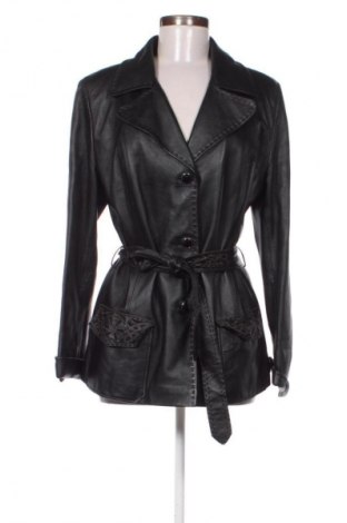 Geacă de piele pentru femei Unbranded, Mărime L, Culoare Negru, Preț 178,99 Lei