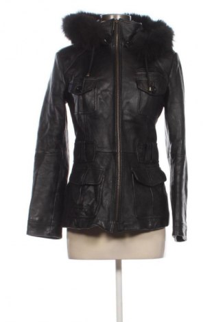 Γυναικείο δερμάτινο μπουφάν Unbranded, Μέγεθος M, Χρώμα Μαύρο, Τιμή 42,99 €