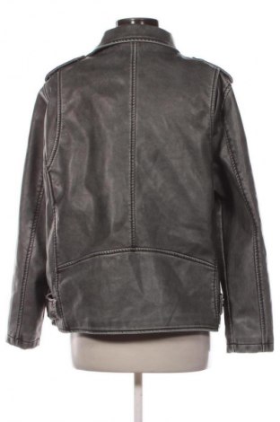 Γυναικείο δερμάτινο μπουφάν Unbranded, Μέγεθος M, Χρώμα Γκρί, Τιμή 20,99 €