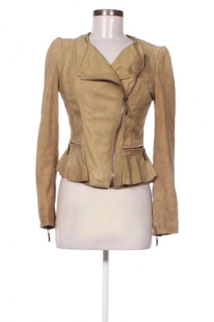 Női bőrdzseki Zara, Méret S, Szín Sárga, Ár 20 488 Ft