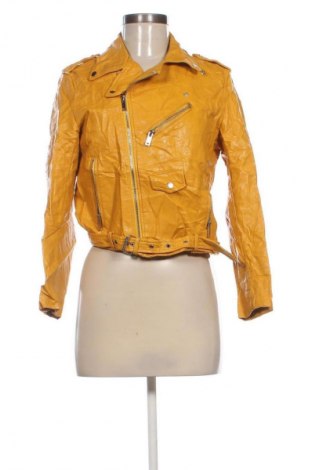 Dámská kožená bunda  Zara, Velikost L, Barva Žlutá, Cena  579,00 Kč