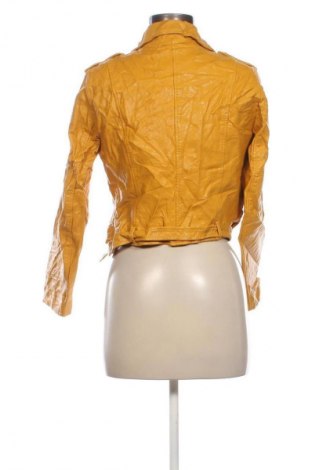 Dámská kožená bunda  Zara, Velikost L, Barva Žlutá, Cena  579,00 Kč